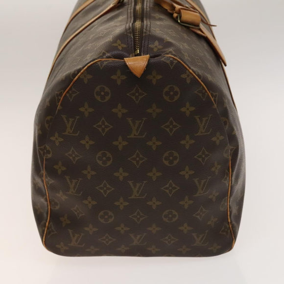 LOUIS VUITTON Monogram Keepall 55 Boston Bag M41424 LV Auth 140155