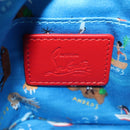 Christian Louboutin Shoulder Bag Canvas 2way Beige Gold Auth 140158V-11