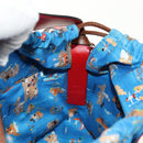 Christian Louboutin Shoulder Bag Canvas 2way Beige Gold Auth 140158V-23