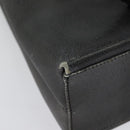 Salvatore Ferragamo Gancini Backpack Leather 2way Gray Silver Auth 140161-10