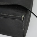 Salvatore Ferragamo Gancini Backpack Leather 2way Gray Silver Auth 140161-16