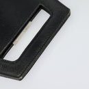 Salvatore Ferragamo Gancini Backpack Leather 2way Gray Silver Auth 140161-7