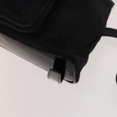 GUCCI Bamboo Backpack Canvas Black Silver 003 1998 0030 Auth 140163-9