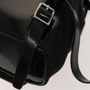 GUCCI Bamboo Backpack Canvas Black Silver 003 1998 0030 Auth 140163-17