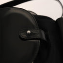 GUCCI Bamboo Backpack Canvas Black Silver 003 1998 0030 Auth 140163-19