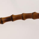 GUCCI Bamboo Shoulder Bag Leather 2way Black Gold 001 3444 1577 Auth 140164-15