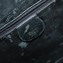 GUCCI Bamboo Shoulder Bag Leather 2way Black Gold 001 3444 1577 Auth 140164-19