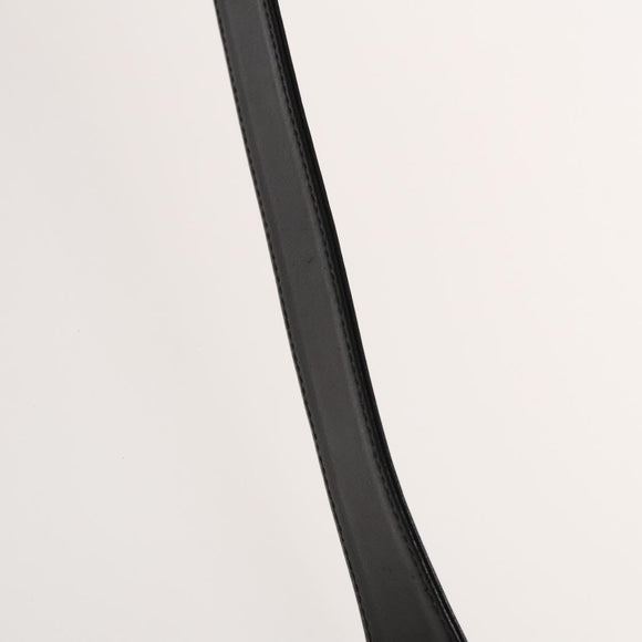 GUCCI Bamboo Shoulder Bag Leather 2way Black Gold 001 3444 1577 Auth 140164