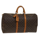 LOUIS VUITTON Monogram Keepall 55 Boston Bag M41424 LV Auth 140173-1