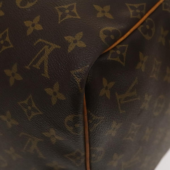 LOUIS VUITTON Monogram Keepall 55 Boston Bag M41424 LV Auth 140173