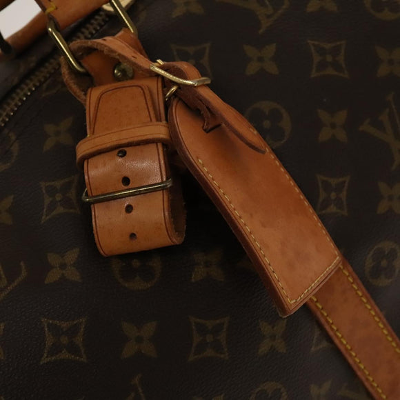 LOUIS VUITTON Monogram Keepall 55 Boston Bag M41424 LV Auth 140173
