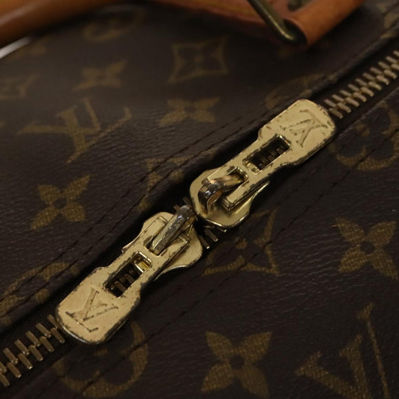LOUIS VUITTON Monogram Keepall 55 Boston Bag M41424 LV Auth 140173