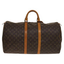 LOUIS VUITTON Monogram Keepall 55 Boston Bag M41424 LV Auth 140173-3