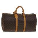 LOUIS VUITTON Monogram Keepall 55 Boston Bag M41424 LV Auth 140174-1