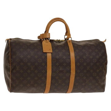 LOUIS VUITTON Monogram Keepall 55 Boston Bag M41424 LV Auth 140174