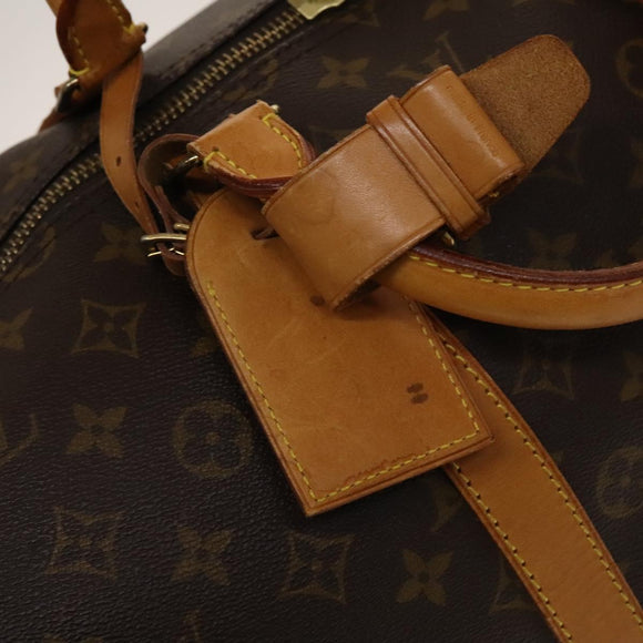 LOUIS VUITTON Monogram Keepall 55 Boston Bag M41424 LV Auth 140174