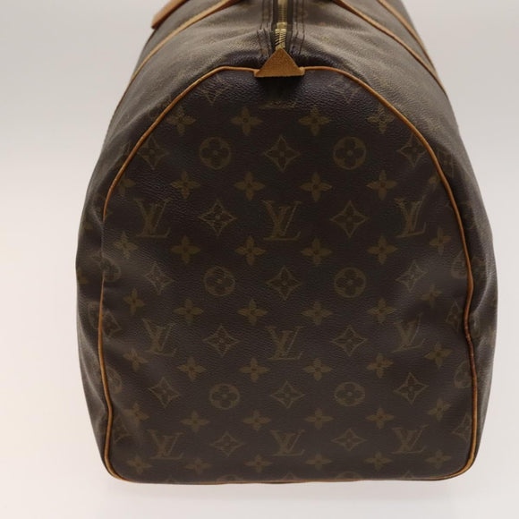 LOUIS VUITTON Monogram Keepall 55 Boston Bag M41424 LV Auth 140174