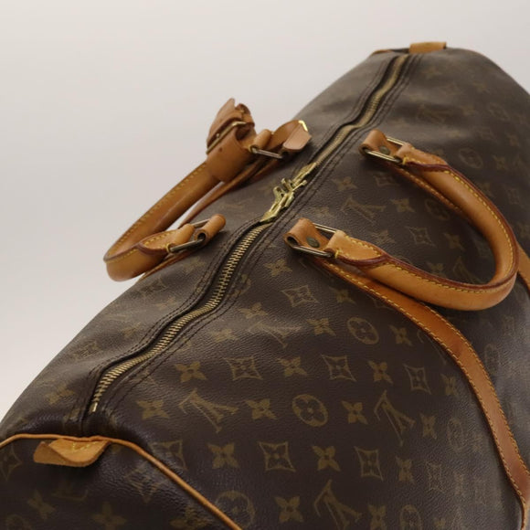 LOUIS VUITTON Monogram Keepall 55 Boston Bag M41424 LV Auth 140174