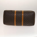 LOUIS VUITTON Monogram Keepall 55 Boston Bag M41424 LV Auth 140174-5