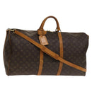 LOUIS VUITTON Monogram Keepall Bandouliere 60 Boston Bag M41412 LV Auth 140175-1