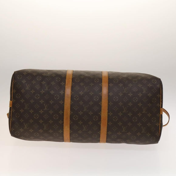 LOUIS VUITTON Monogram Keepall Bandouliere 60 Boston Bag M41412 LV Auth 140175