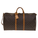 LOUIS VUITTON Monogram Keepall Bandouliere 60 Boston Bag M41412 LV Auth 140175-2
