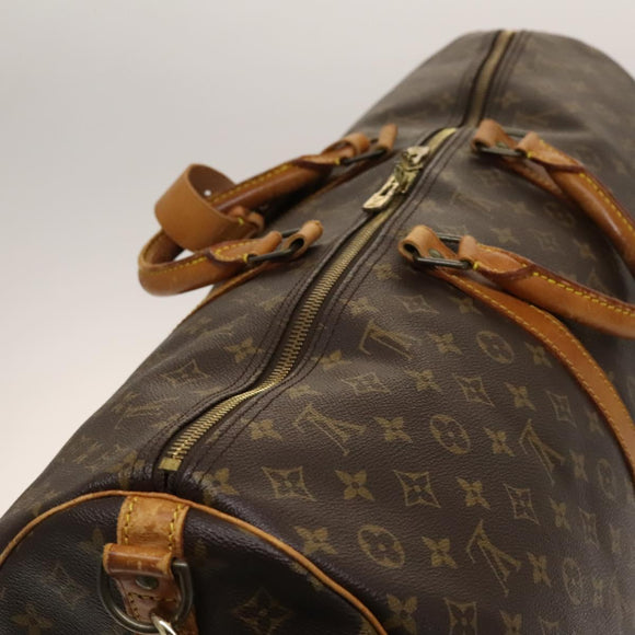 LOUIS VUITTON Monogram Keepall Bandouliere 60 Boston Bag M41412 LV Auth 140175