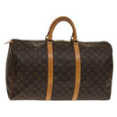 LOUIS VUITTON Monogram Keepall 50 Boston Bag M41426 LV Auth 140177-1