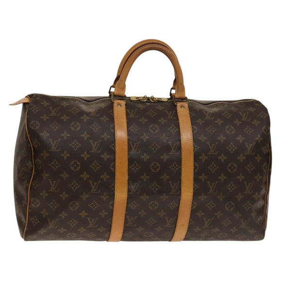 LOUIS VUITTON Monogram Keepall 50 Boston Bag M41426 LV Auth 140177