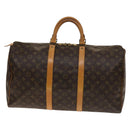 LOUIS VUITTON Monogram Keepall 50 Boston Bag M41426 LV Auth 140177-13