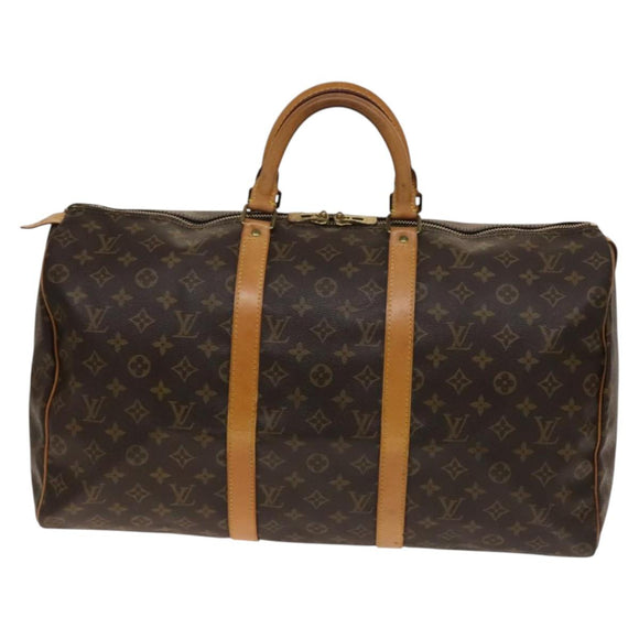 LOUIS VUITTON Monogram Keepall 50 Boston Bag M41426 LV Auth 140177