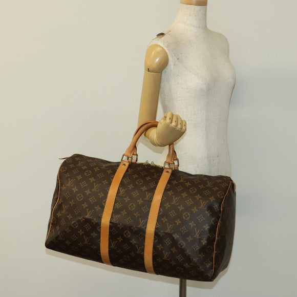 LOUIS VUITTON Monogram Keepall 50 Boston Bag M41426 LV Auth 140177