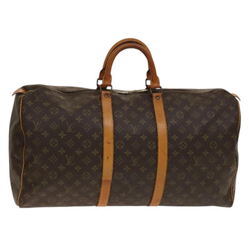 LOUIS VUITTON Monogram Keepall 55 Boston Bag M41424 LV Auth 140178