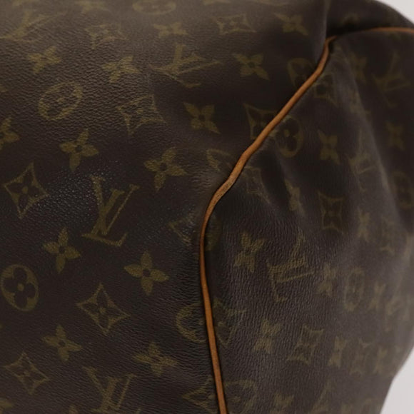 LOUIS VUITTON Monogram Keepall 55 Boston Bag M41424 LV Auth 140178