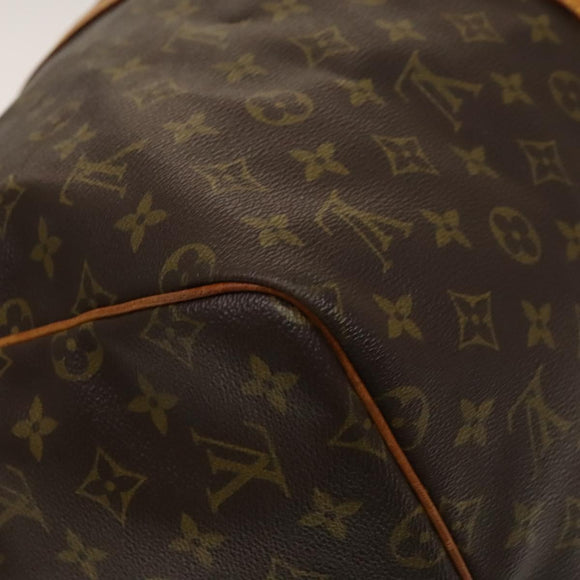 LOUIS VUITTON Monogram Keepall 55 Boston Bag M41424 LV Auth 140178