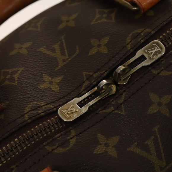 LOUIS VUITTON Monogram Keepall 55 Boston Bag M41424 LV Auth 140178