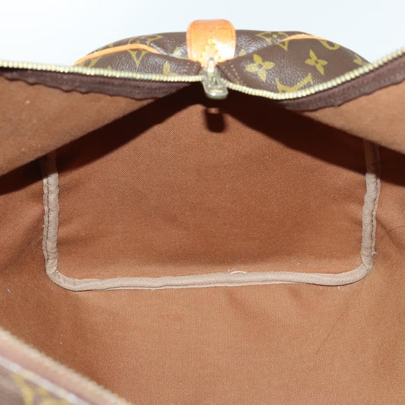 LOUIS VUITTON Monogram Keepall 55 Boston Bag M41424 LV Auth 140178