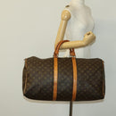 LOUIS VUITTON Monogram Keepall 55 Boston Bag M41424 LV Auth 140178-23