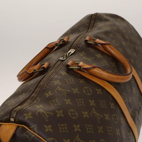 LOUIS VUITTON Monogram Keepall 55 Boston Bag M41424 LV Auth 140178