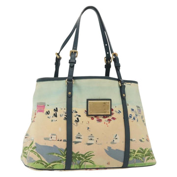 LOUIS VUITTON Eyeall Escal Cabas PM Tote Bag Blue M93769 LV Auth 140179