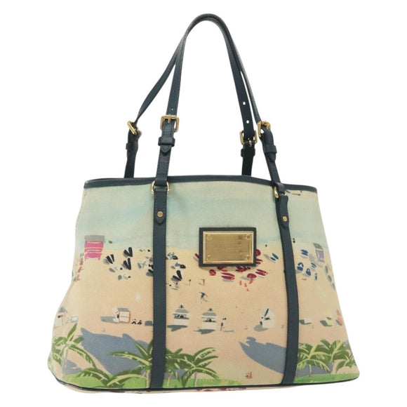 LOUIS VUITTON Eyeall Escal Cabas PM Tote Bag Blue M93769 LV Auth 140179