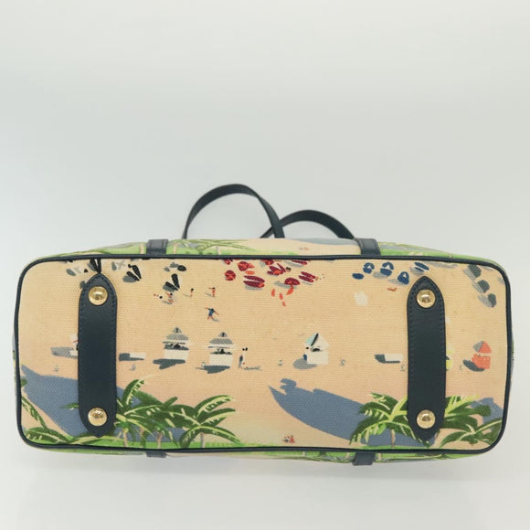 LOUIS VUITTON Eyeall Escal Cabas PM Tote Bag Blue M93769 LV Auth 140179