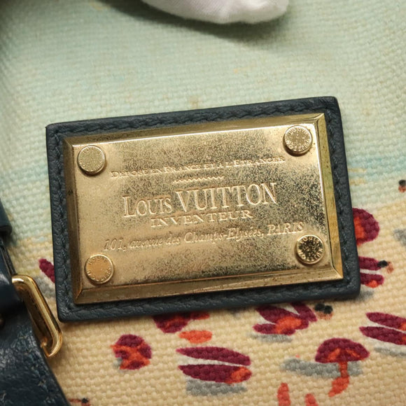 LOUIS VUITTON Eyeall Escal Cabas PM Tote Bag Blue M93769 LV Auth 140179