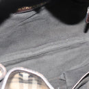 BURBERRY Nova Check Shoulder Bag PVC 2way Beige Gold Auth 140180-12