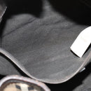 BURBERRY Nova Check Shoulder Bag PVC 2way Beige Gold Auth 140180-21