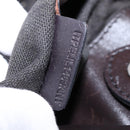 BURBERRY Nova Check Shoulder Bag PVC 2way Beige Gold Auth 140180-22