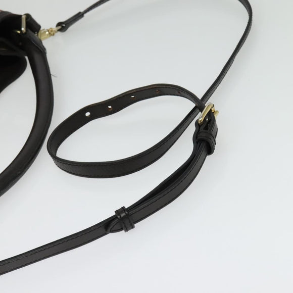 BURBERRY Nova Check Shoulder Bag PVC 2way Beige Gold Auth 140180