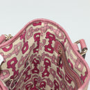 GUCCI GG Canvas Sherry Line Tote Bag Beige Gold Auth 140181-21