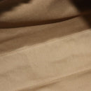 Salvatore Ferragamo Gancini Hand Bag Leather Khaki Silver Auth 140186-10