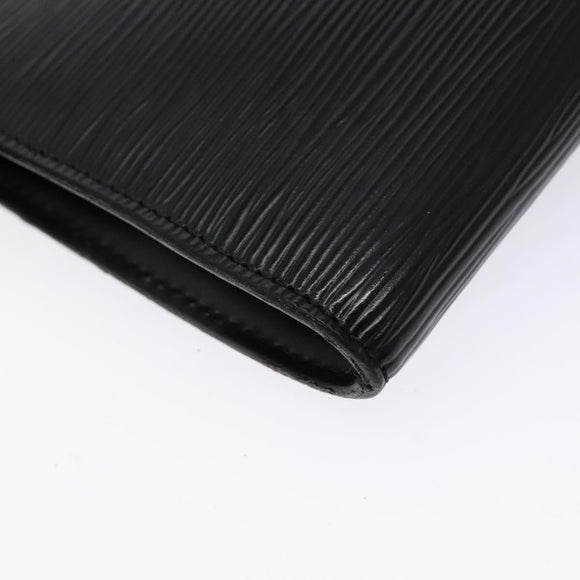 LOUIS VUITTON Epi Pochette Accessoires Accessory Pouch Black M52982 Auth 140188